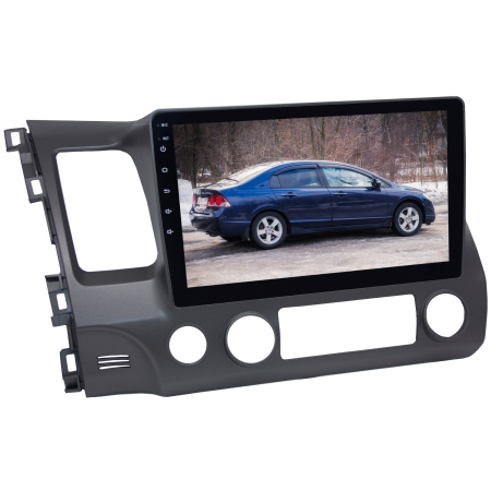 Штатная магнитола 10 дюймов для Honda Civic 2008 - 2012 гг. левый руль MEKEDE X20-PRO 2295-6392 Android 13 4+64 Gb 8 ядер Unisoc 9863A DSP